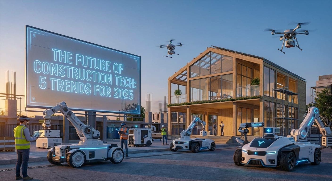 The Future of Construction Tech: 5 Trends for 2025